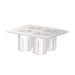 Cal-Mil 3300-RACK 4 Compartment Salad Dressing Caddy - Polycarbonate, Clear-cityfoodequipment.com