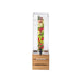 Cal-Mil 3301-3INF-60 3 gal Beverage Dispenser w/ Infuser - Plastic Container, Bamboo Base-cityfoodequipment.com