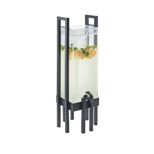 Cal-Mil 3302-3INF-13 3 gal Beverage Dispenser w/ Infuser - Plastic Container, Black Base-cityfoodequipment.com