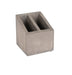 Cal-Mil 3308-110 2 Compartment Stir Stick Holder - 5 1/4" x 5 1/4" x 5 1/2", Gray Wash-cityfoodequipment.com