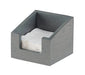 Cal-Mil 3309-83 Tabletop Napkin Holder - 5"W x 5"H, Oak Wood, Gray Wash-cityfoodequipment.com