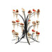 Cal-Mil 3330-13 18 Section Ice Cream Cone Holder - Metal, Black-cityfoodequipment.com