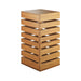 Cal-Mil 3332-10-60 Square Crate Riser - 12x12x10", Bamboo-cityfoodequipment.com