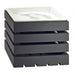 Cal-Mil 3332-10-96 Square Crate Riser - 12x12x10", Midnight Bamboo-cityfoodequipment.com