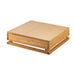 Cal-Mil 3332-4-60 Square Crate Riser - 12x12x4", Bamboo-cityfoodequipment.com
