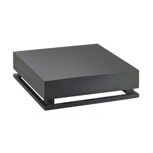 Cal-Mil 3332-4-96 Square Crate Riser - 12x12x4", Midnight Bamboo-cityfoodequipment.com