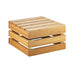 Cal-Mil 3332-7-60 Square Crate Riser - 12x12x7", Bamboo-cityfoodequipment.com