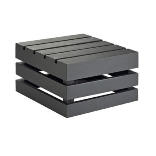 Cal-Mil 3332-7-96 Square Crate Riser - 12x12x7", Midnight Bamboo-cityfoodequipment.com
