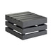 Cal-Mil 3332-7-96 Square Crate Riser - 12x12x7", Midnight Bamboo-cityfoodequipment.com