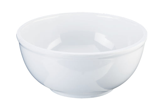 Cal-Mil 3343-10-15W 120 oz Round Melamine Bowl, White-cityfoodequipment.com