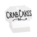 Cal-Mil 3344-15 Tabletop Write-On Sign w/ Base - 3" x 2", Melamine, White-cityfoodequipment.com