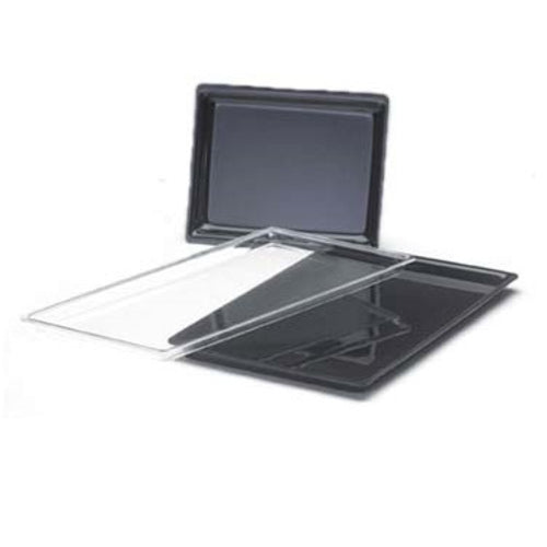 Cal-Mil 335-10-13 Rectangular Display Tray - 14" x 10", Acrylic, Black-cityfoodequipment.com