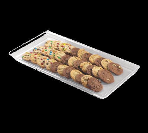 Cal-Mil 335-12-12 Shallow Display Tray, 12" x 18" x 1" Deep, Clear Acrylic-cityfoodequipment.com