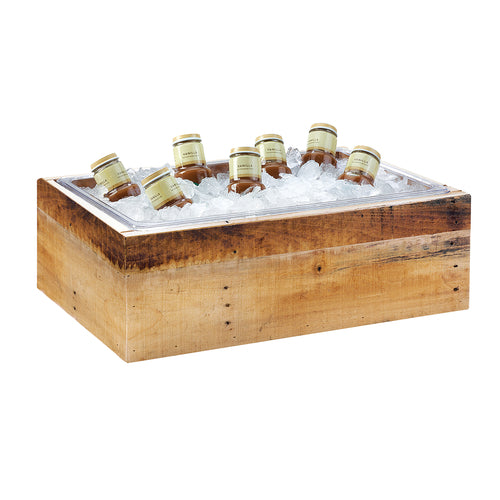 Cal-Mil 3360-10 Rectangular Ice Housing - 13"L x 11"W x 6 1/2"H, Plastic, Clear-cityfoodequipment.com