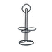 Cal-Mil 3366-13 3 Slot Tasting Glass Caddy - 5 1/4" x 11 3/4", Black-cityfoodequipment.com