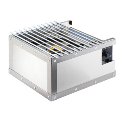 Cal-Mil 3390-55 Frame for Butane Stove - 14" x 12 1/2" x 7 1/4", Brushed Stainless-cityfoodequipment.com