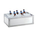 Cal-Mil 3395-12-55 Rectangular Ice Housing - 20 3/4"L x 12 3/4"W x 7 1/4"H, Stainless-cityfoodequipment.com