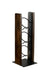 Cal-Mil 3411-112 3 Cylinder Display Only - 7 3/4" x 7 1/4" x 20 1/2", Oak Wood, Dark-cityfoodequipment.com