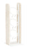 Cal-Mil 3411-113 20 1/2" 3 Tier Cylinder Display, White-Washed Pine Wood-cityfoodequipment.com