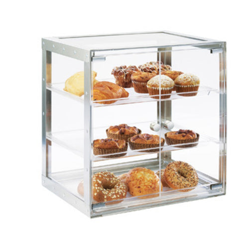 Cal-Mil 3413-55 3 Tier Self Serve Pastry Display Case - 19 1/4" x 14 1/4", Acrylic/Stainless-cityfoodequipment.com