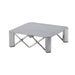 Cal-Mil 3417-3 10" Square Buffet Riser - 3"H, Polished Metal-cityfoodequipment.com