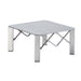 Cal-Mil 3417-5 10" Square Buffet Riser - 5"H, Polished Metal-cityfoodequipment.com