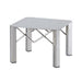 Cal-Mil 3417-7 10" Square Buffet Riser - 7"H, Polished Metal-cityfoodequipment.com