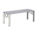 Cal-Mil 3418-7 Rectangular Buffet Riser - 20"W x 8"D x 7"H, Polished Metal-cityfoodequipment.com
