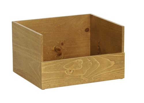 Cal-Mil 3424-99 Rectangular Napkin Holder - 17" x 14", Rustic Pine Wood, Madera-cityfoodequipment.com