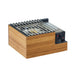 Cal-Mil 3435-60 Frame w/ Steel Grill Top for Butane Stove - 14 1/2"W x 13"D x 7 1/2"H, Bamboo-cityfoodequipment.com