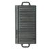 Cal-Mil 3451-55GRIDDLE Double-Sided Griddle Top w/ Handles - 16" x 9", Cast Iron-cityfoodequipment.com