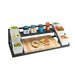 Cal-Mil 3455 Display Stand w/ Cutting Board & (3) Jars - 28 1/2"W x 12 1/2"D x 9 3/4"H, Metal, Black-cityfoodequipment.com