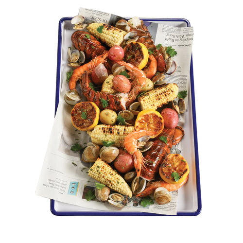 Cal-Mil 3472-15 Melamine Serving Tray - 12"L x 18"W, White-cityfoodequipment.com