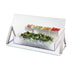 Cal-Mil 3478-4-39 48" Portable Sneezeguard - 18"H, Acrylic w/ Steel Frame-cityfoodequipment.com