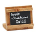Cal-Mil 3489-23-99 Tabletop Write On Sign - 3 1/2" x 2", Reclaimed Wood-cityfoodequipment.com