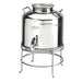 Cal-Mil 3497-3-55 3 Gallon Round Glass Beverage Dispenser - Silver Stainless Steel Base-cityfoodequipment.com