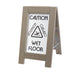 Cal-Mil 3504 Double-Sided Outdoor Wet Floor Sign - 12"W x 22"H, Composite-cityfoodequipment.com