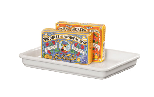 Cal-Mil 3505-15W 9" x 6 1/2" Rectangular Serving Tray - Melamine, White-cityfoodequipment.com
