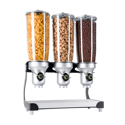 Cal-Mil 3516-3-13FF Countertop Cereal Dispenser, (3) 5 liter Hoppers-cityfoodequipment.com
