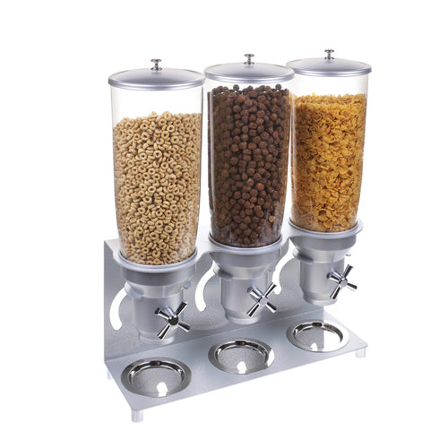 Cal-Mil 3517-3-39 Countertop Cereal Dispenser, (3) 5 liter Hoppers-cityfoodequipment.com