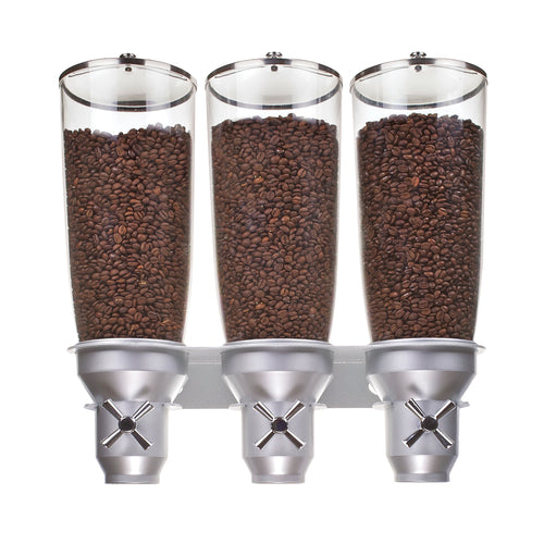 Cal-Mil 3518-3-39 Wall-Mount Cereal Dispenser, (3) 5 liter Hoppers-cityfoodequipment.com