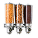 Cal-Mil 3518-3-39FF Wall-Mount Cereal Dispenser, (3) 5 liter Hoppers-cityfoodequipment.com