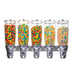 Cal-Mil 3518-5-39 Wall-Mount Cereal Dispenser w/ (5) 5 liter Containers, Platinum-cityfoodequipment.com