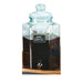 Cal-Mil 3553ICE 2 Gallon Hexagon Glass Beverage Dispenser w/ Ice Chamber - Clear-cityfoodequipment.com