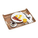 Cal-Mil 3563-47M Rectangular Room Service Tray - 20" x 15 1/2", Melamine, Hickory Laminate-cityfoodequipment.com