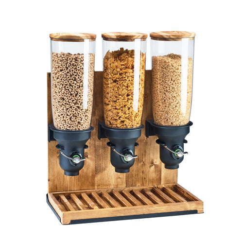 Cal-Mil 3576-3-99FF Countertop Cereal Dispenser, (3) 5 liter Hoppers-cityfoodequipment.com