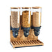 Cal-Mil 3576-3-99FF Countertop Cereal Dispenser, (3) 5 liter Hoppers-cityfoodequipment.com