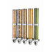 Cal-Mil 3618-5-39FF Wall-Mount Cereal Dispenser, (5) 9 liter Hoppers-cityfoodequipment.com