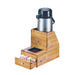 Cal-Mil 3623-99 11 1/4" Airpot Stand w/ Drip Tray & Drawer - Holds (1) Airpot, Wood-cityfoodequipment.com
