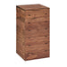 Cal-Mil 3627-78 9" Square Buffet Riser - 18"H, Walnut-cityfoodequipment.com